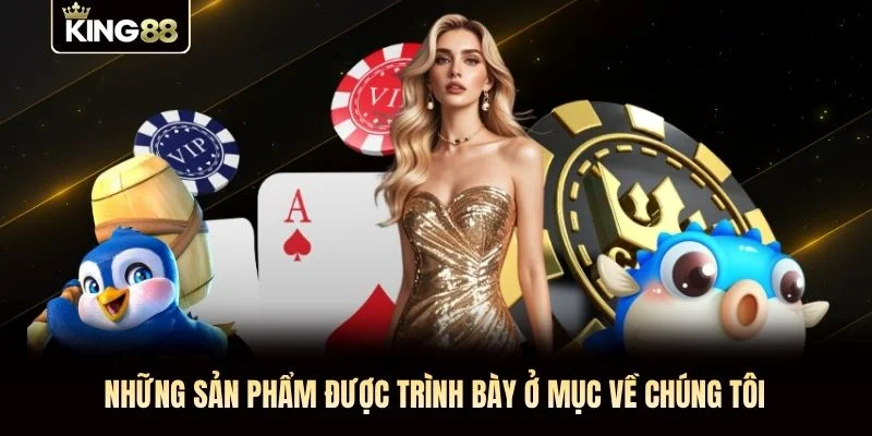 Những sản phẩm được trình bày ở mục về chúng tôi